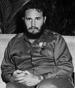 Fidel Castro in 1960, Havana, Cuba