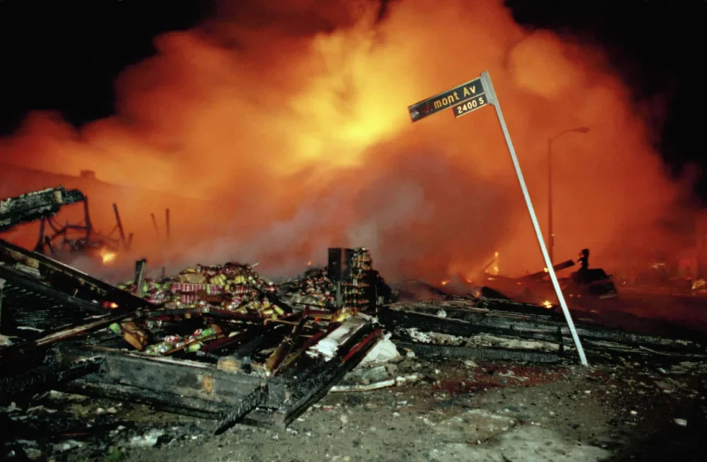 1992: Rodney King riots in Los Angeles