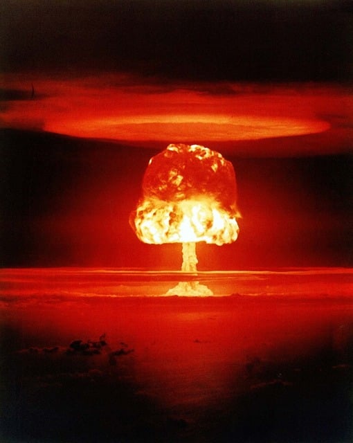 Atomic Bomb Mushroom Cloud Explosion