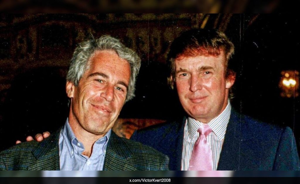 Donald Trump and Jeffrey Epstein