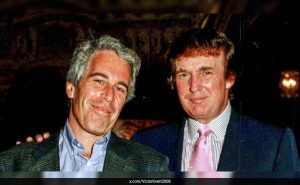 Donald Trump and Jeffrey Epstein