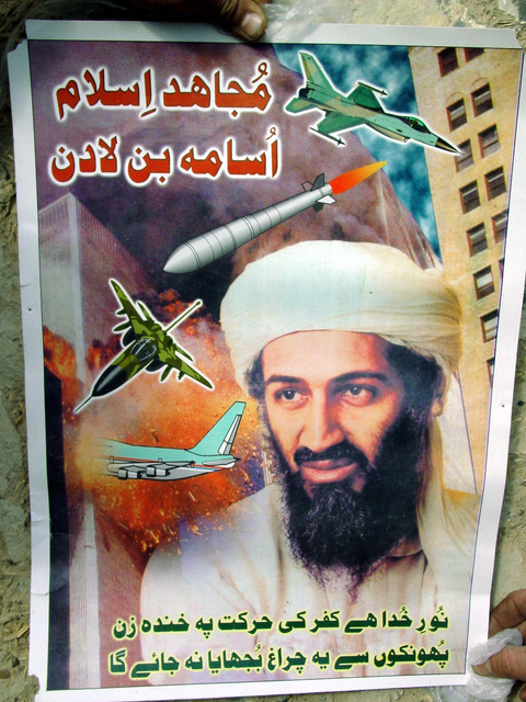 Bin Laden Propaganda Poster