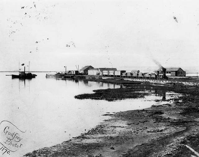 Banning's Landing in Wilmington, 1870.