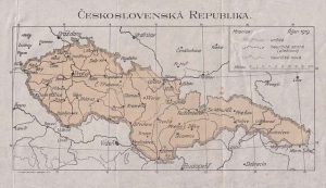 October 1919 map of the Czechoslovak Republic