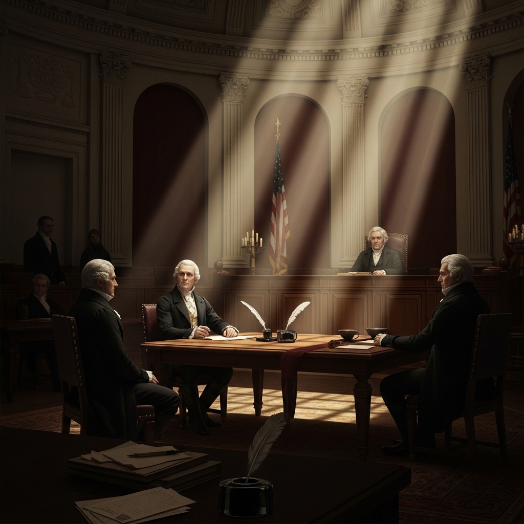 A Tense Courtroom